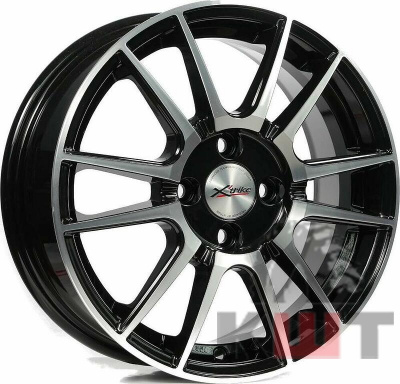 6.0х15   4/100   ЕТ45 d60,1   XTrike  X-127 BK/FP 