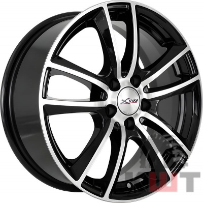 6,5х16   5/114,3   ЕТ45 d67,1   XTrike  X-116M BK/FP 