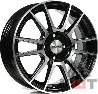 6.0х15   4/100   ЕТ45 d60,1   XTrike  X-127 BK/FP 